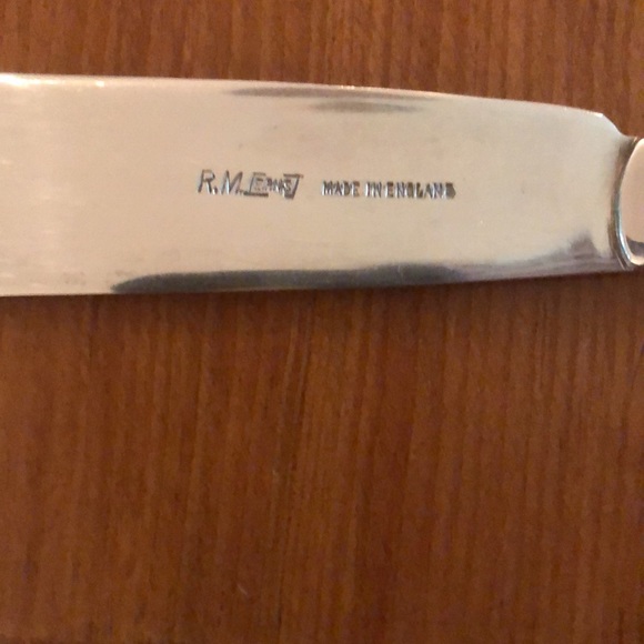 Vintage Antique 12 pc Silverplate Fish/Desert Set - Picture 5 of 8